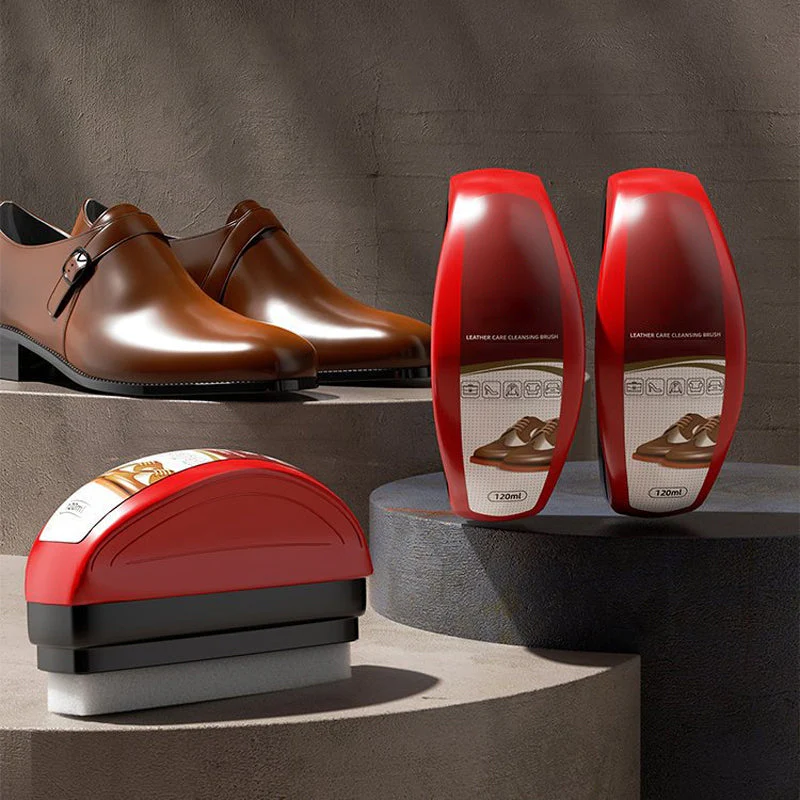 🎉Nieuwjaars Cadeau 50% KORTING!🧽Professionele LederverzorgingsSpons: Alles-in-één Reinigen, Verzorgen & Polijsten – Schoenen & Lederwaren Vernieuwen In Minuten! - Image 4