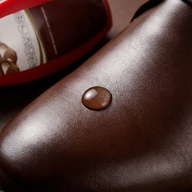 🎉Nieuwjaars Cadeau 50% KORTING!🧽Professionele LederverzorgingsSpons: Alles-in-één Reinigen, Verzorgen & Polijsten – Schoenen & Lederwaren Vernieuwen In Minuten! - Image 7