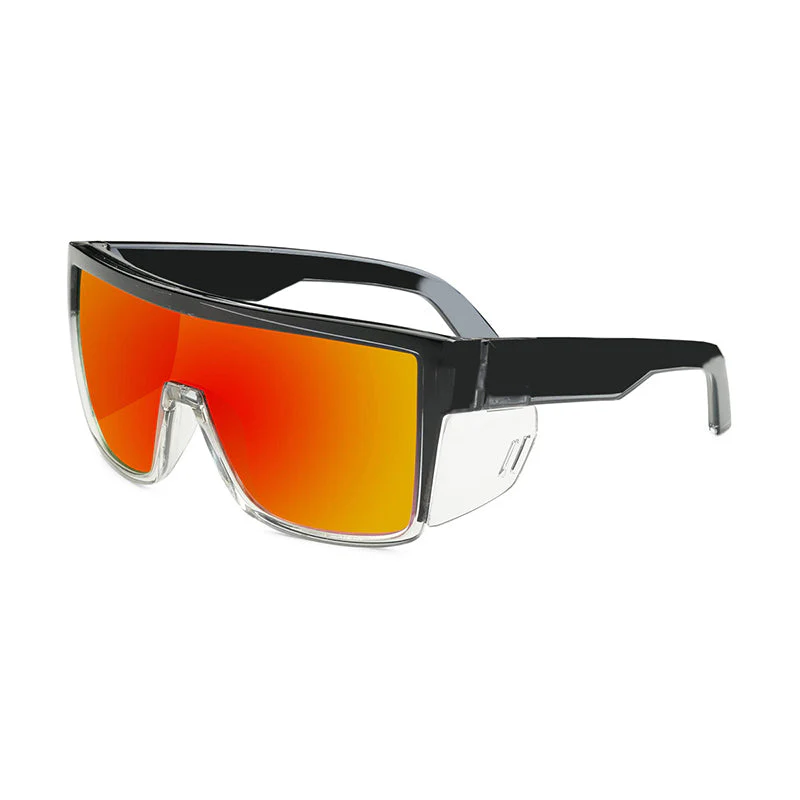 🌞Fris De Lente In Met 50% Korting!🚴♂️Spiegelende Fietszonnebril – UV400 Bescherming & Verwijderbare Zijschermen voor Maximale Oogbescherming - Image 21