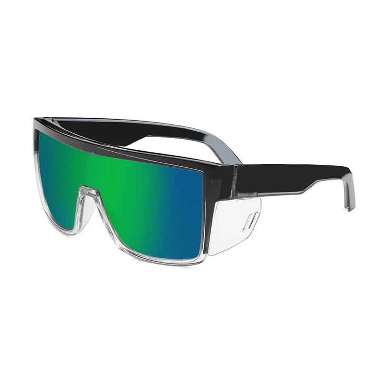 🌞Fris De Lente In Met 50% Korting!🚴♂️Spiegelende Fietszonnebril – UV400 Bescherming & Verwijderbare Zijschermen voor Maximale Oogbescherming - Image 22