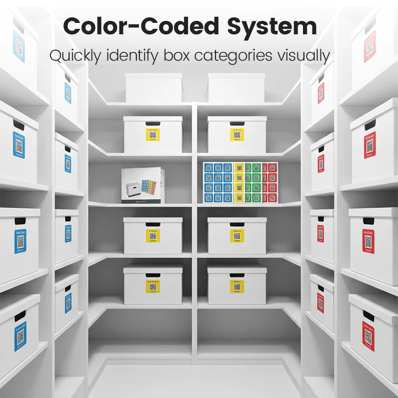 🎉Nieuwjaars Cadeau 50% KORTING!🔍 QR-Code Etiketten voor Opslag – Organiseer Uw Voorraad & Vind Alles in Één Scan! - Image 4