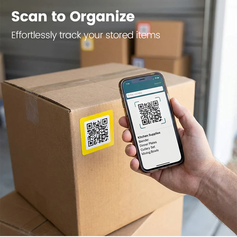 🎉Nieuwjaars Cadeau 50% KORTING!🔍 QR-Code Etiketten voor Opslag – Organiseer Uw Voorraad & Vind Alles in Één Scan! - Image 5