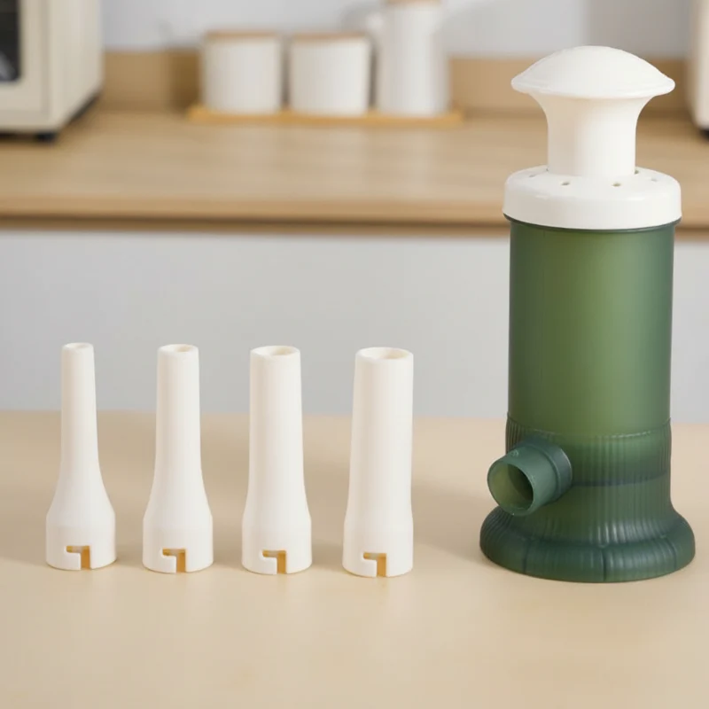 Exclusief Sinterklaasvoordeel!50% KORTING✨ Handmatige Worstvulmachine (Thuisgebruik) – 4 Vulbuizen & Voedselkwaliteit PP – Efficiënt Vullen & Compact Opslag (Perfect voor Rookworst/Ontbijtworst!) - Image 10