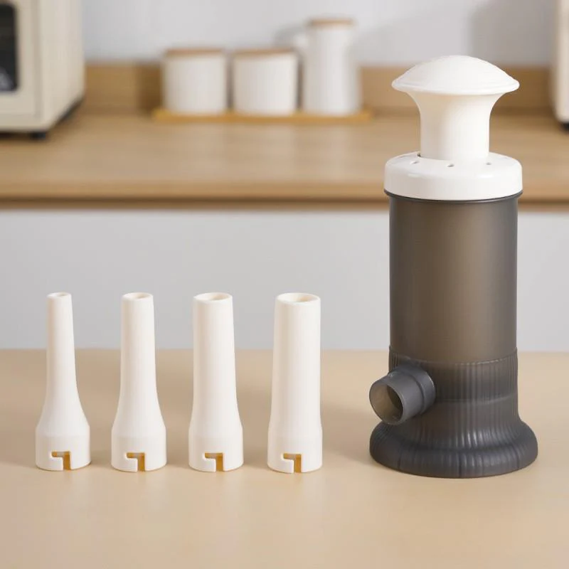 Exclusief Sinterklaasvoordeel!50% KORTING✨ Handmatige Worstvulmachine (Thuisgebruik) – 4 Vulbuizen & Voedselkwaliteit PP – Efficiënt Vullen & Compact Opslag (Perfect voor Rookworst/Ontbijtworst!) - Image 9