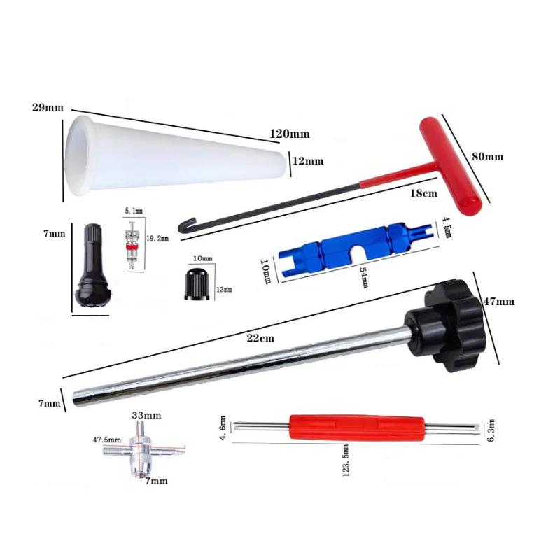 Exclusief Sinterklaasvoordeel!50% KORTING✨ Snelwisselgereedschapsset voor Autoventielen – Multi-Voertuig Compatible – Efficiënt Bandonderhoud voor Auto/Motor/Grasmaaier! - Image 6