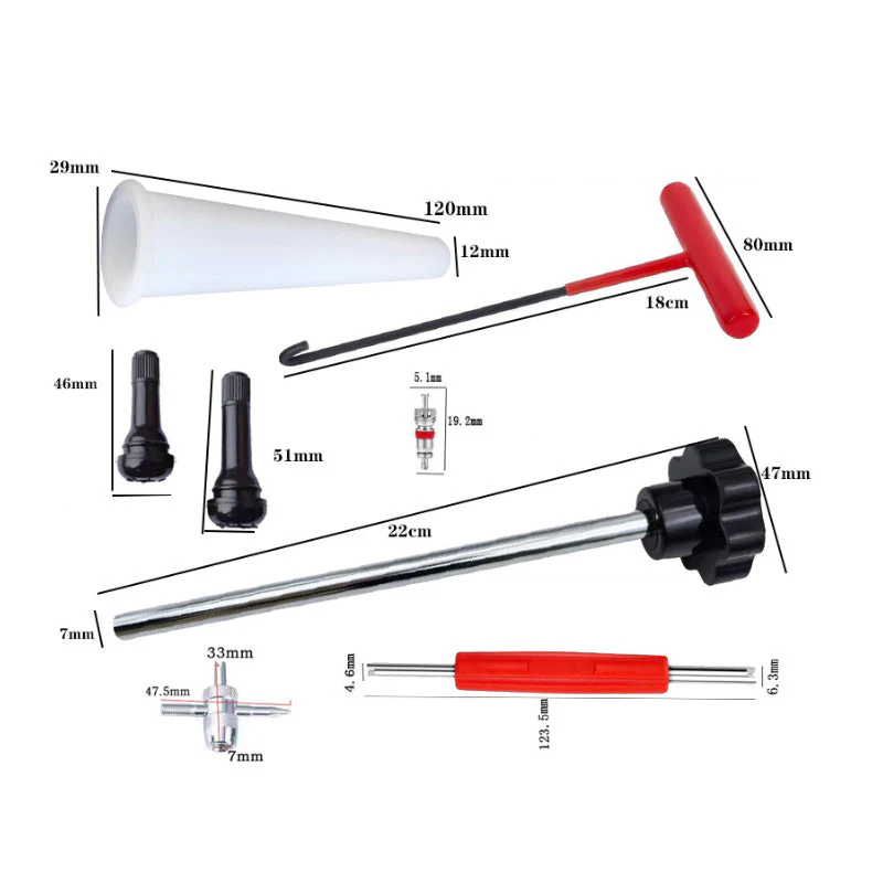 Exclusief Sinterklaasvoordeel!50% KORTING✨ Snelwisselgereedschapsset voor Autoventielen – Multi-Voertuig Compatible – Efficiënt Bandonderhoud voor Auto/Motor/Grasmaaier! - Image 7