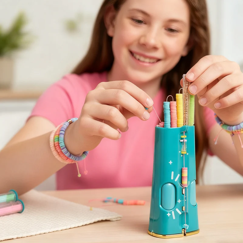 🎨💎 Quick-Click Armbandenset – Easy Click-Ontwerp, Complete Knutselset & Creatief Leerzaam Plezier (Perfect voor Kinderen & Cadeaus)! - Image 7