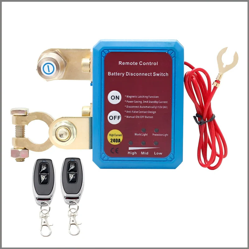 🚗🔌 Auto-Accu-Ontkoppelingsschakelaar met Afstandsbediening – Lagespanningsbeveiliging, Koper Constructie & Slimme Stroomonderbreking（Perfect voor Accu Bescherming!） - Image 11