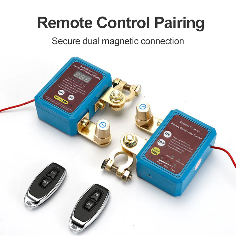 🚗🔌 Auto-Accu-Ontkoppelingsschakelaar met Afstandsbediening – Lagespanningsbeveiliging, Koper Constructie & Slimme Stroomonderbreking（Perfect voor Accu Bescherming!） - Image 7