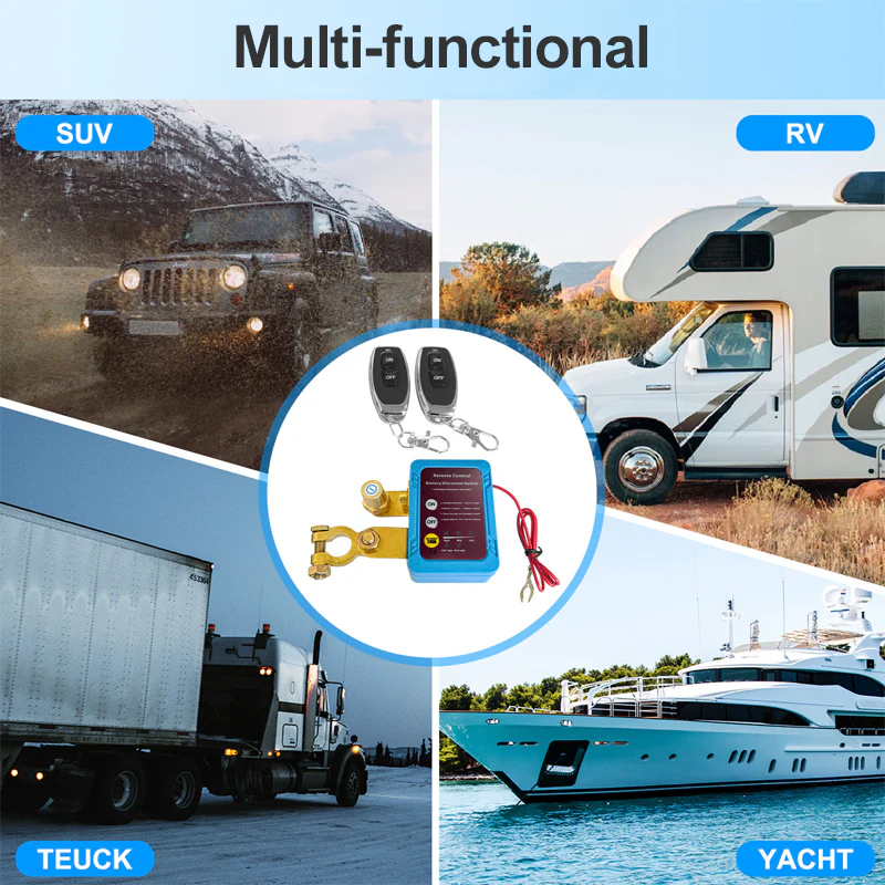 🚗🔌 Auto-Accu-Ontkoppelingsschakelaar met Afstandsbediening – Lagespanningsbeveiliging, Koper Constructie & Slimme Stroomonderbreking（Perfect voor Accu Bescherming!） - Image 8