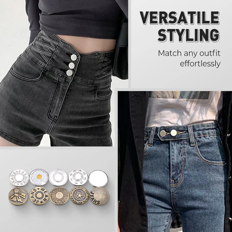 Exclusief Sinterklaasvoordeel!50% KORTING!✨ Afneembare Jeansknopen Set (Zonder Naaien) – Perfecte Taillepasvorm + Styling voor Kleding in Nederland/Belgie! - Image 4