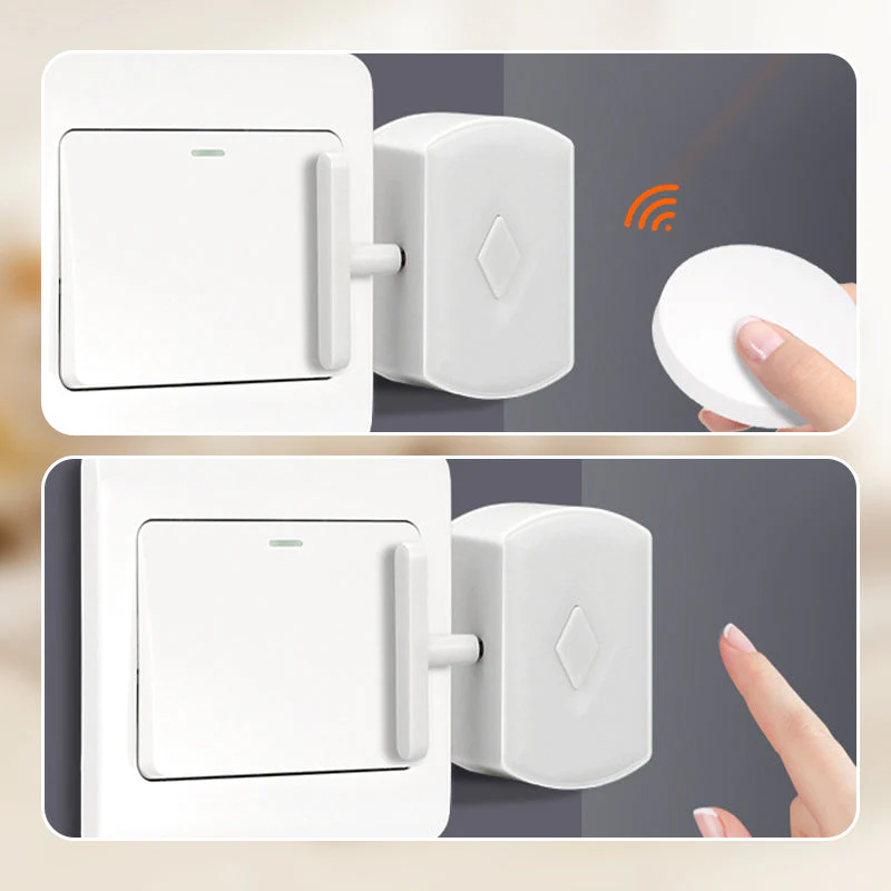 🔌💡 RF Afstandsbedieningsschakelaar voor Verlichting – 10-20m Bereik, 2 Bedieningsmethoden & Gemakkelijke Schuifinstallatie (USB Opladen)! - Image 3