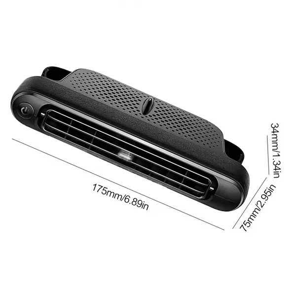 ❄️Dual Turbo USB-autostoelventilator - krachtige ventilator met kussen voor achterin - Image 9