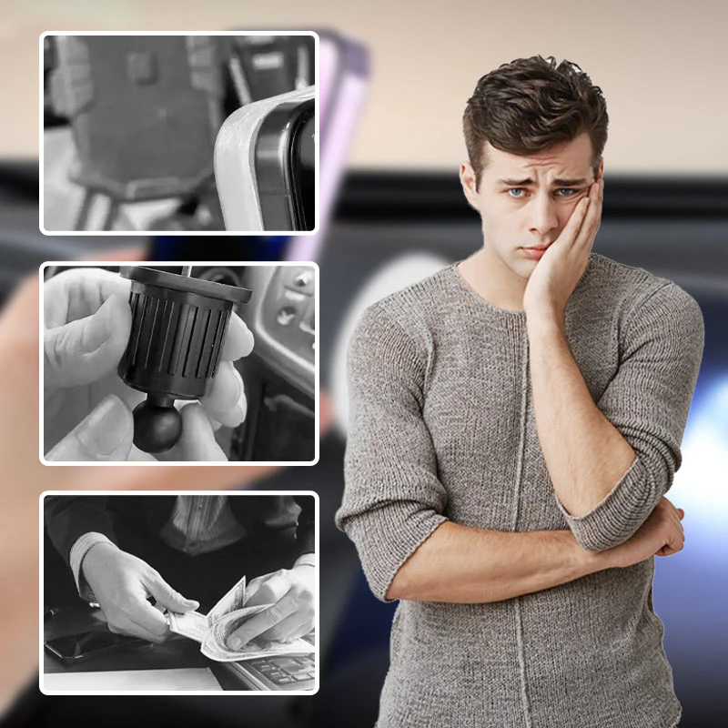 🎉Nieuwjaars Cadeau 50% KORTING!📱360° draaibare vacuümmagneet houder – ultrastabiel in de auto, zonder lijmresten & multifunctioneel!🚗 - Image 2