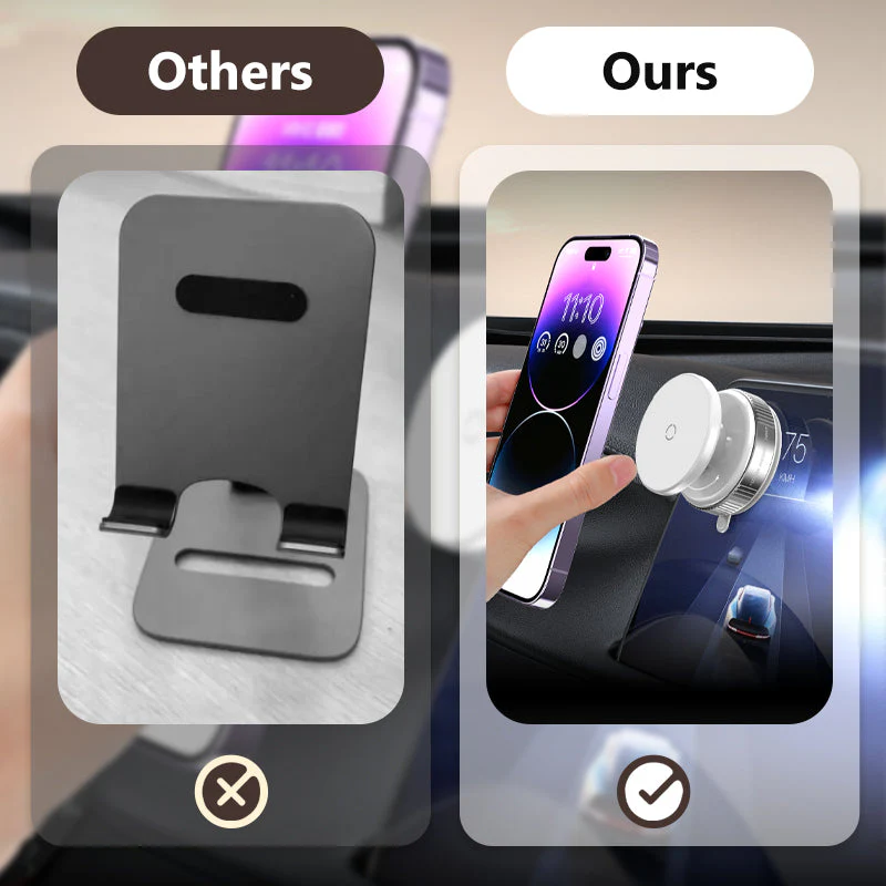 🎉Nieuwjaars Cadeau 50% KORTING!📱360° draaibare vacuümmagneet houder – ultrastabiel in de auto, zonder lijmresten & multifunctioneel!🚗 - Image 3