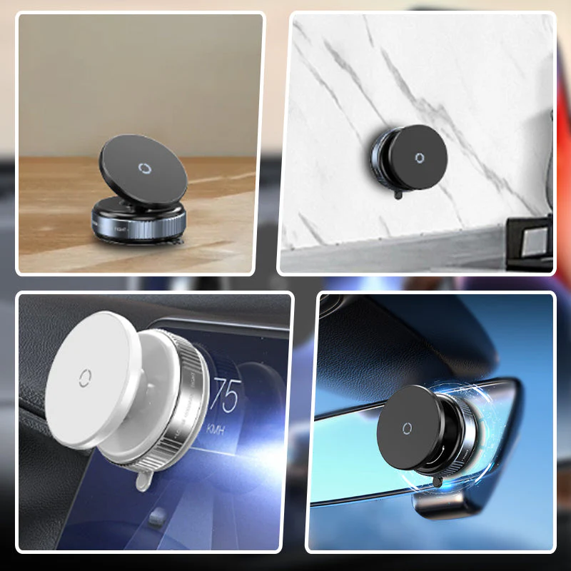 🎉Nieuwjaars Cadeau 50% KORTING!📱360° draaibare vacuümmagneet houder – ultrastabiel in de auto, zonder lijmresten & multifunctioneel!🚗 - Image 8