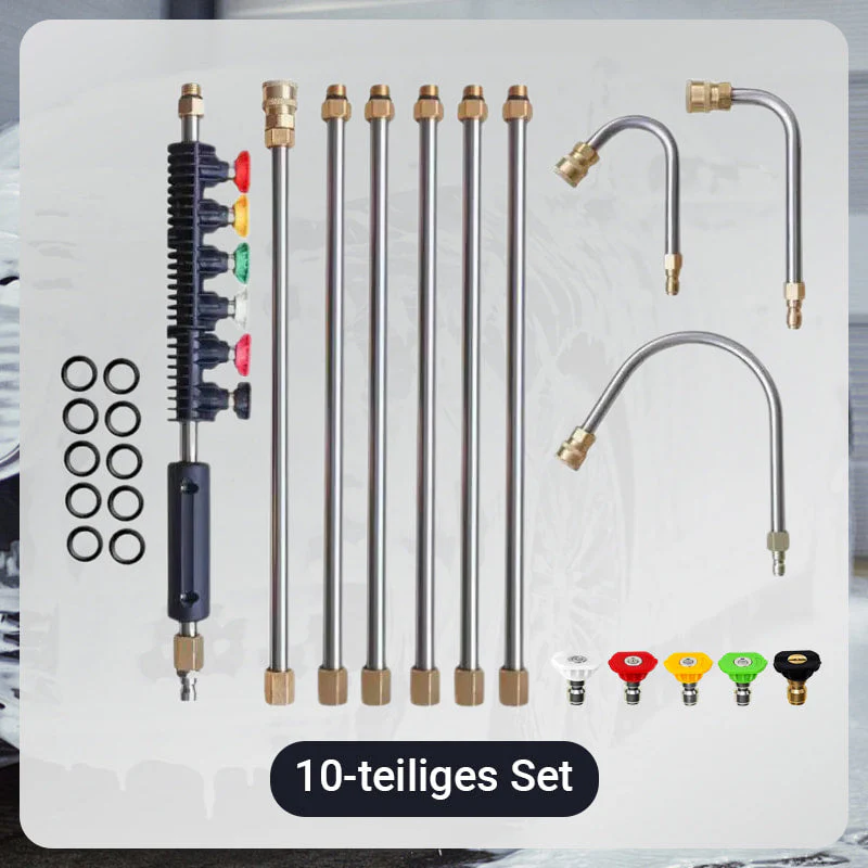 💘Valentijnsaanbieding: 50% Korting!🚿4000 PSI Hogedrukreinigerlansset – Reinig Hoogte & Goots Zonder Ladder! - Image 11