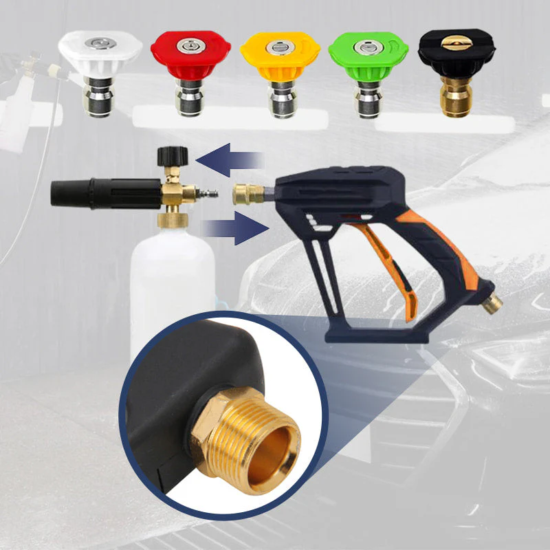 💘Valentijnsaanbieding: 50% Korting!🚿4000 PSI Hogedrukreinigerlansset – Reinig Hoogte & Goots Zonder Ladder! - Image 5