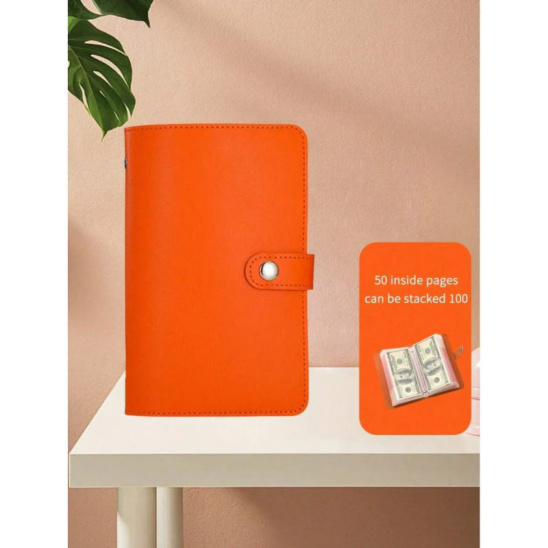 🎉Nieuwjaars Cadeau 50% KORTING!📅Spaaruitdagingenboek met 100 Enveloppen (A5 Imitatieleer) – Leuk Spaarhulpmiddel Voor Familie & Persoonlijke Doelen! - Image 2