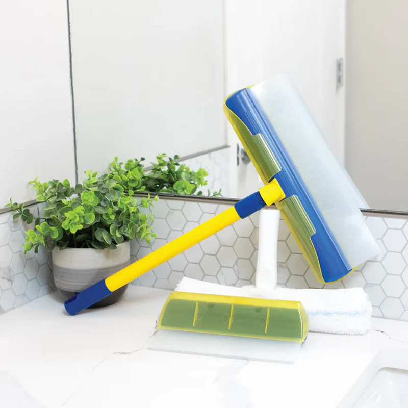 🌞Fris De Lente In Met 50% Korting!🧽 5-delige Krasvrije Raamwisser Set – Streeploos Schoon Glas & AutoRuiten