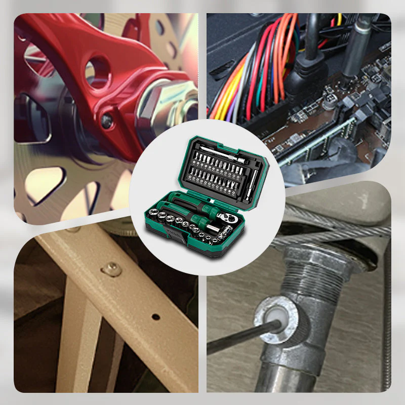 🎉Nieuwjaars Cadeau 50% KORTING!🛠️40-delige Draagbare Multifunctionele Schroevendraaierset: Volledige Maatdekking & Duurzaam – Perfect Voor Klussen Thuis & Onderweg! - Image 6