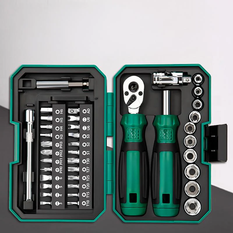 🎉Nieuwjaars Cadeau 50% KORTING!🛠️40-delige Draagbare Multifunctionele Schroevendraaierset: Volledige Maatdekking & Duurzaam – Perfect Voor Klussen Thuis & Onderweg! - Image 9