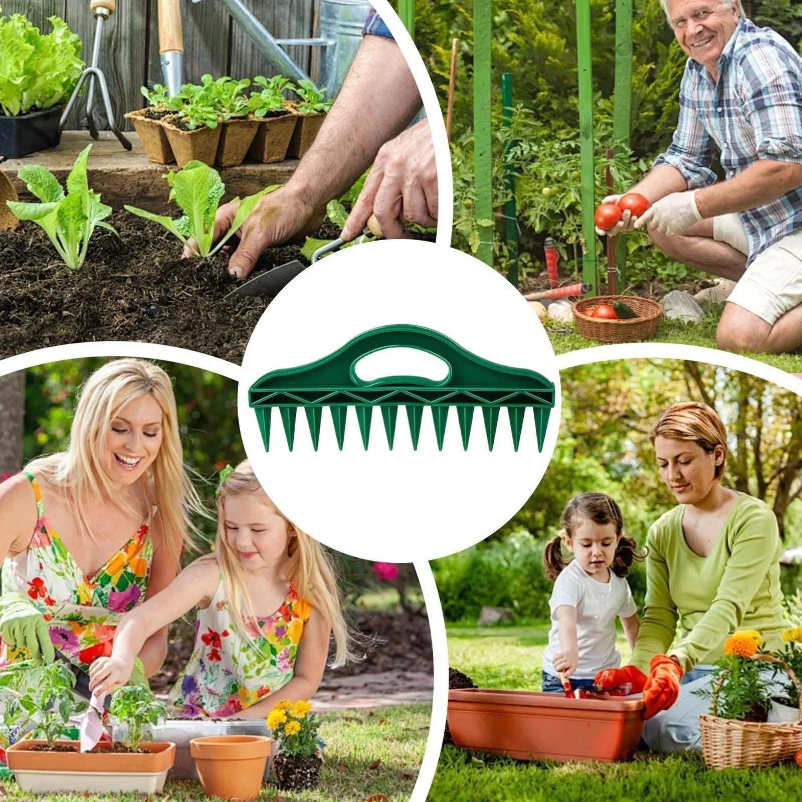 50% KORTING🌱Tuinzaadafstandhouder en -zaaier – Precisiezaaigereedschap met 12 gaten - Image 5