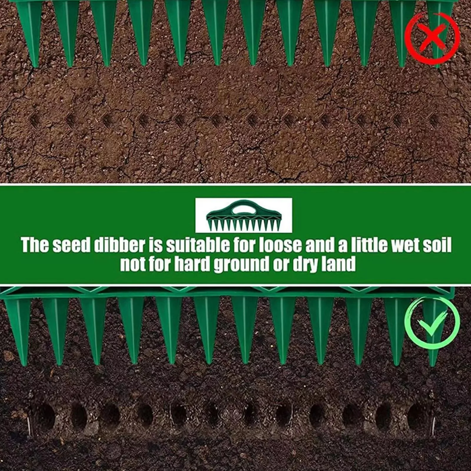 50% KORTING🌱Tuinzaadafstandhouder en -zaaier – Precisiezaaigereedschap met 12 gaten - Image 7