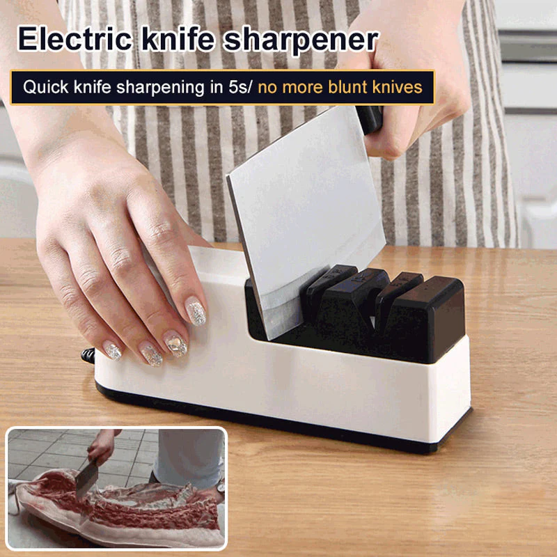 ⚡️ Black Friday 50% Korting! Elektrische Messenslijper – Vlijmscherp in 5 Seconden 🔪
