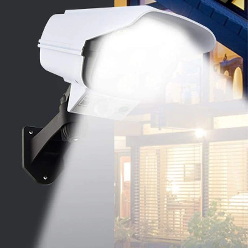 🌞Fris De Lente In Met 50% Korting!🚨Zonne-Energie Buitenlamp met Bewegingssensor – Nep Camera Uitstraling Schrikt Indringers Af & Verlicht Je Tuin! - Image 4