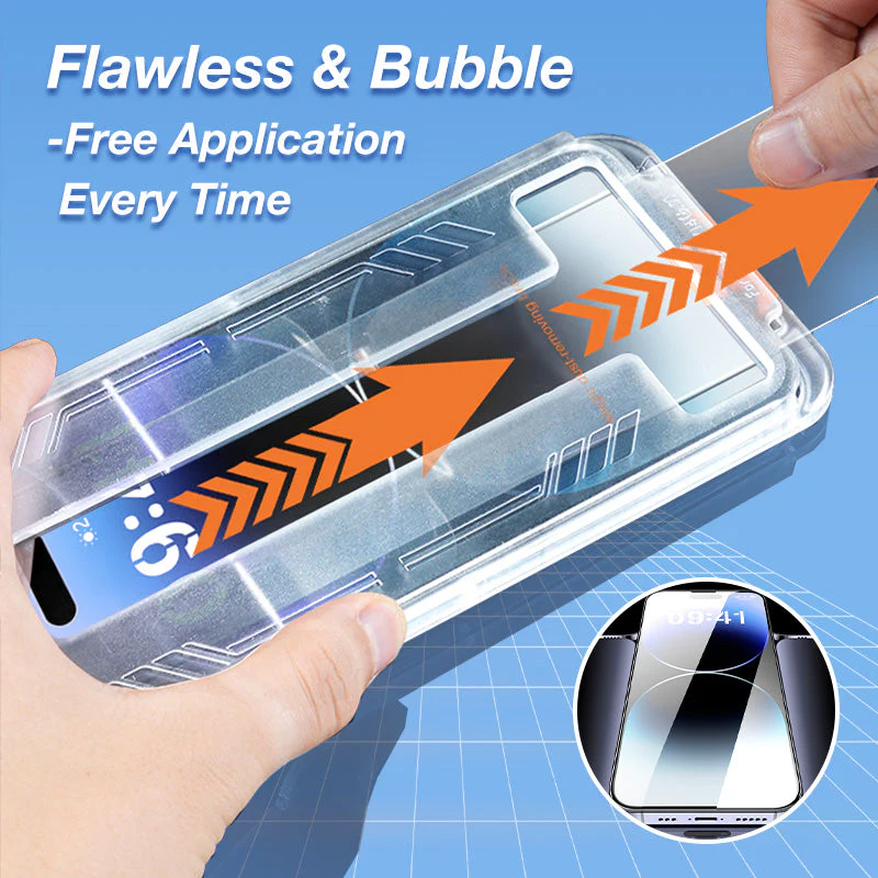 Koop 1 krijg 1 gratis 🔥 iPhone Anti-glare Screen Protector - Geen bubbels Geen stof - Image 2