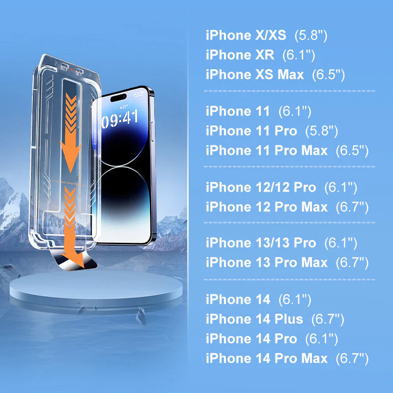 Koop 1 krijg 1 gratis 🔥 iPhone Anti-glare Screen Protector - Geen bubbels Geen stof - Image 9