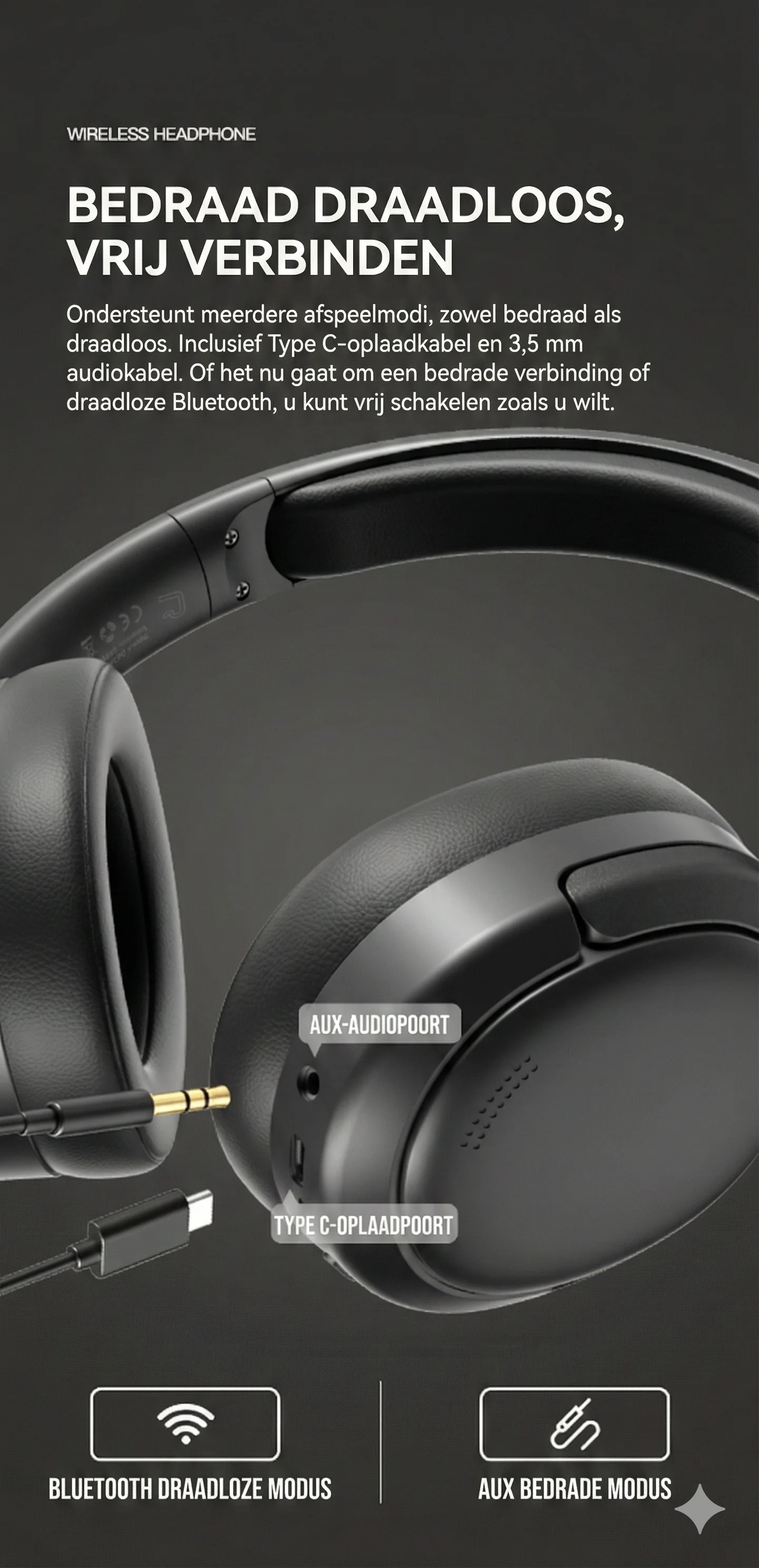 🌞Fris De Lente In Met 50% Korting!🎧 Hoofdtelefoon – Voel de Bass, Luister 40 Uur Lang! - Image 10