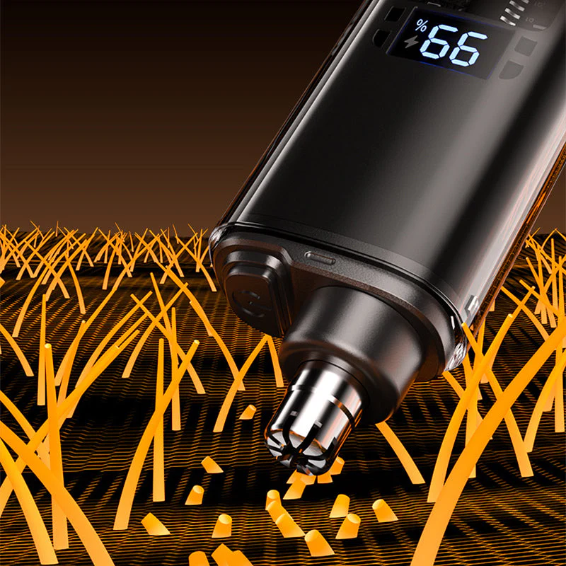 ✨ Slimme Elektrische Neushaartrimmer – Pijnloos Trimmen, LED Batterijdisplay & Waterdicht (Discreet & Efficiënt Oplossing!) - Image 2