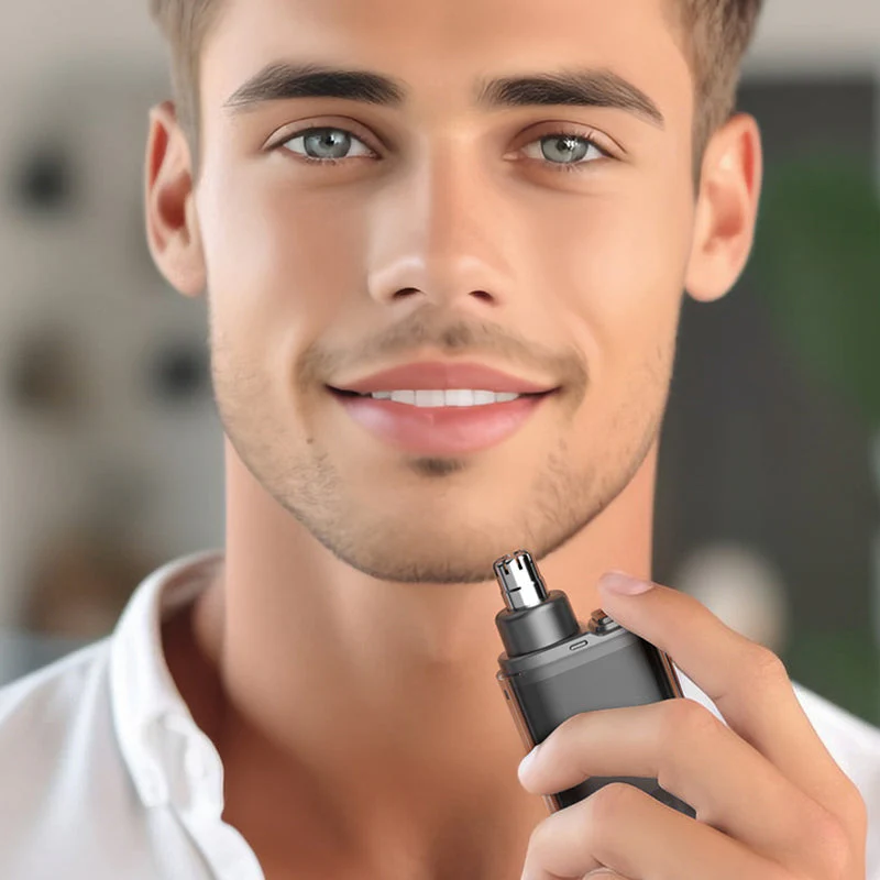 ✨ Slimme Elektrische Neushaartrimmer – Pijnloos Trimmen, LED Batterijdisplay & Waterdicht (Discreet & Efficiënt Oplossing!) - Image 8
