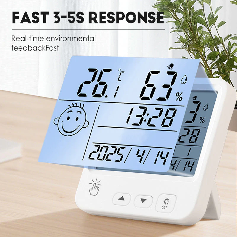 Slimme digitale bureaubladhygrometer-thermometer - Image 3