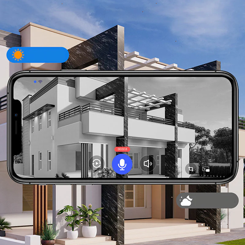 🎉Nieuwjaars Cadeau 50% KORTING!🚪Slimme 1080p Videodeurbel: IP65 Weerbestendig + AI Mensdetectie – Heldere Beelden & Veiligheid Het Hele Jaar Door! - Image 5