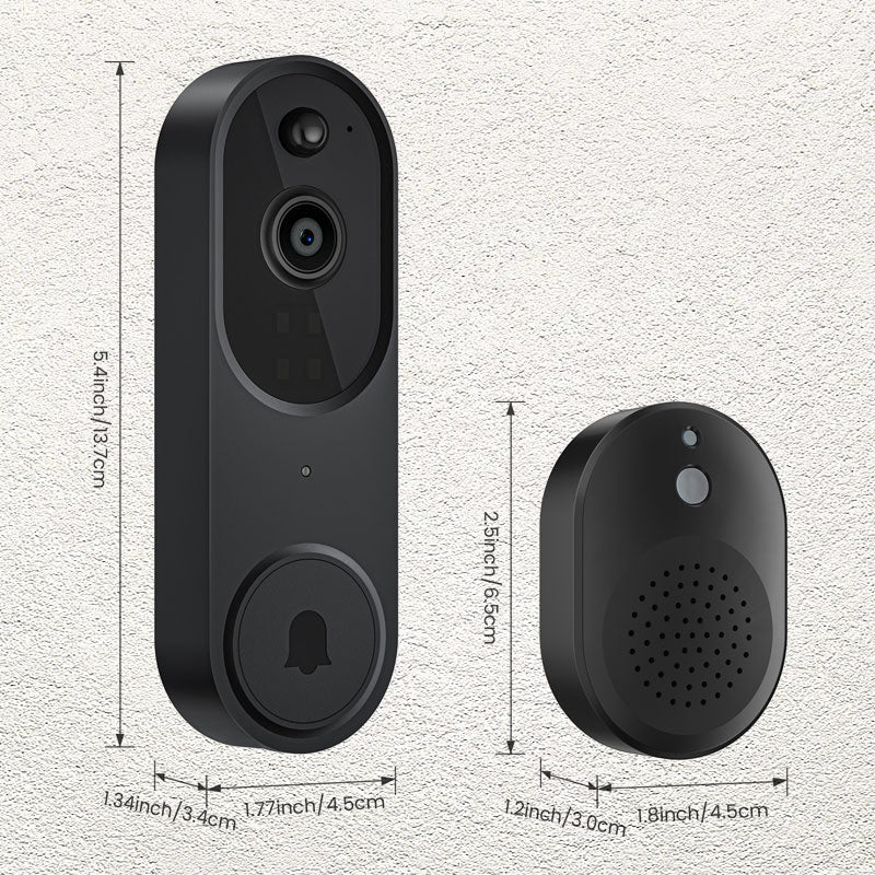 🎉Nieuwjaars Cadeau 50% KORTING!🚪Slimme 1080p Videodeurbel: IP65 Weerbestendig + AI Mensdetectie – Heldere Beelden & Veiligheid Het Hele Jaar Door! - Image 7