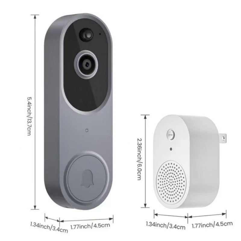 🎉Nieuwjaars Cadeau 50% KORTING!🚪Slimme 1080p Videodeurbel: IP65 Weerbestendig + AI Mensdetectie – Heldere Beelden & Veiligheid Het Hele Jaar Door! - Image 8