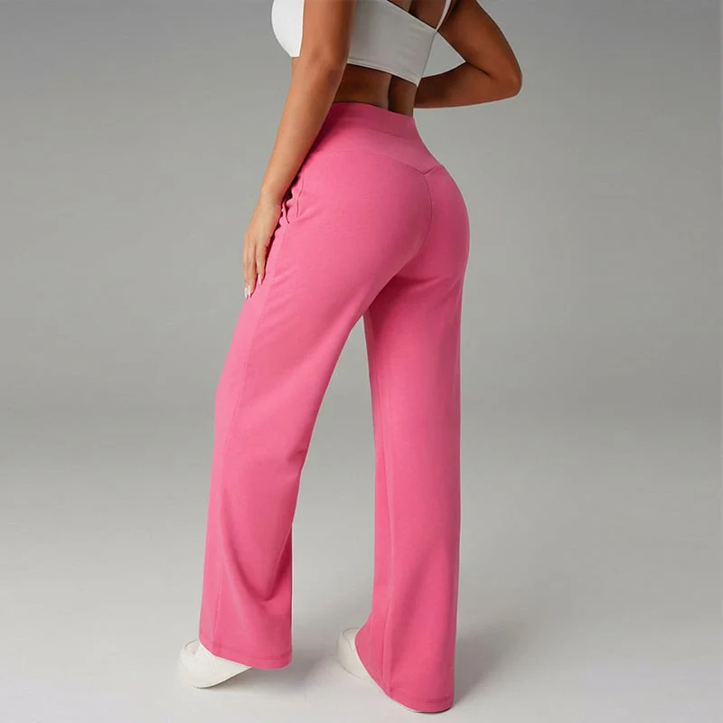🎉Nieuwjaars Cadeau 50% KORTING!🛍️Dames Hoogtaille Wijde Pijpen Broek: Echte Zakken + Stretchstof – Comfortabel & Stijlvol Voor Elke Dag! - Image 20