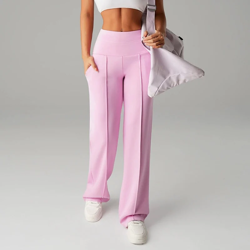 🎉Nieuwjaars Cadeau 50% KORTING!🛍️Dames Hoogtaille Wijde Pijpen Broek: Echte Zakken + Stretchstof – Comfortabel & Stijlvol Voor Elke Dag! - Image 7