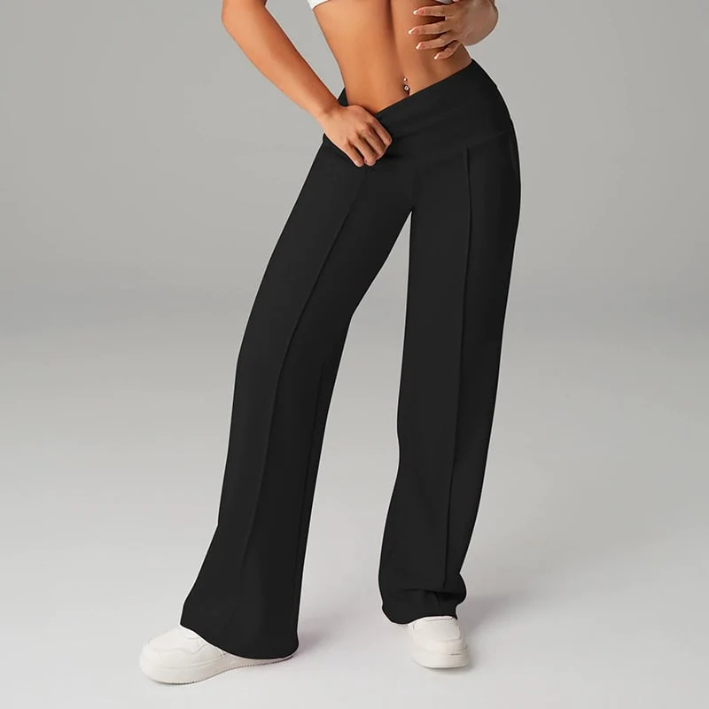 🎉Nieuwjaars Cadeau 50% KORTING!🛍️Dames Hoogtaille Wijde Pijpen Broek: Echte Zakken + Stretchstof – Comfortabel & Stijlvol Voor Elke Dag! - Image 8