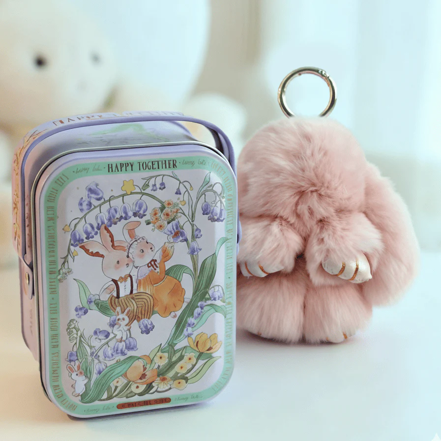 🌞Fris De Lente In Met 50% Korting!🐰 Handgemaakte Zachte Konijnen PomPom Sleutelhanger – Imitatiebont & Schattig Tasaccessoire! - Image 24