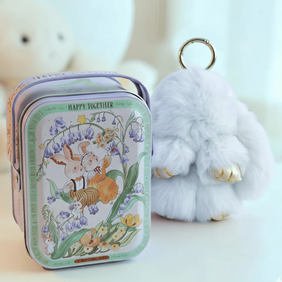 🌞Fris De Lente In Met 50% Korting!🐰 Handgemaakte Zachte Konijnen PomPom Sleutelhanger – Imitatiebont & Schattig Tasaccessoire! - Image 26