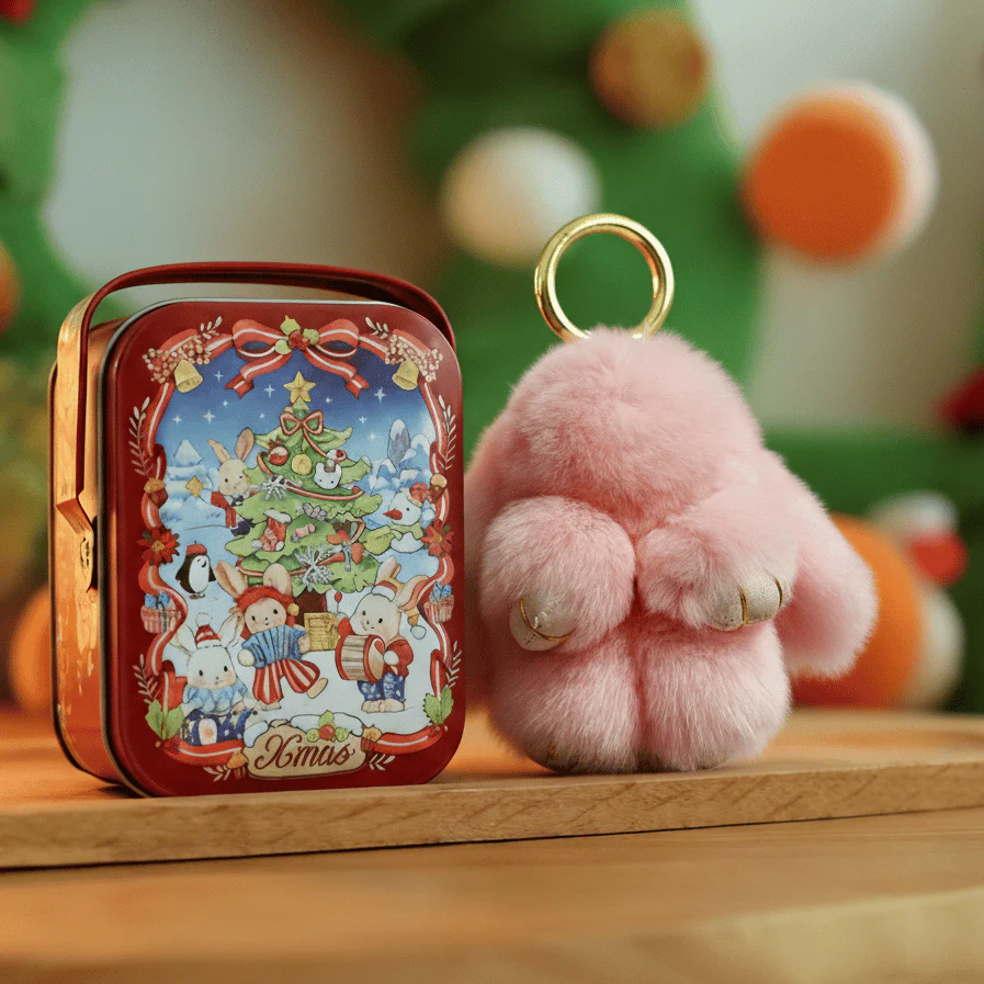 🌞Fris De Lente In Met 50% Korting!🐰 Handgemaakte Zachte Konijnen PomPom Sleutelhanger – Imitatiebont & Schattig Tasaccessoire! - Image 33