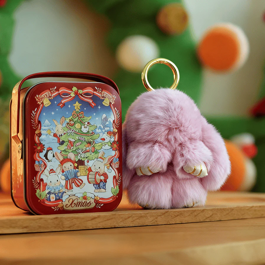 🌞Fris De Lente In Met 50% Korting!🐰 Handgemaakte Zachte Konijnen PomPom Sleutelhanger – Imitatiebont & Schattig Tasaccessoire! - Image 35