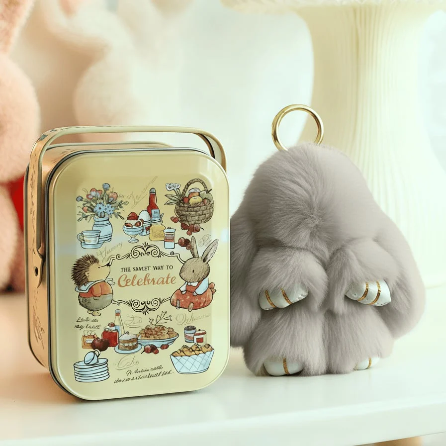 🌞Fris De Lente In Met 50% Korting!🐰 Handgemaakte Zachte Konijnen PomPom Sleutelhanger – Imitatiebont & Schattig Tasaccessoire! - Image 39