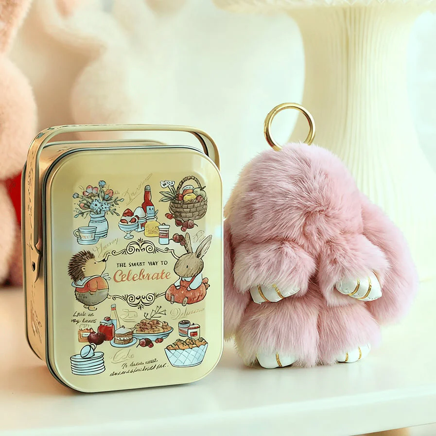 🌞Fris De Lente In Met 50% Korting!🐰 Handgemaakte Zachte Konijnen PomPom Sleutelhanger – Imitatiebont & Schattig Tasaccessoire! - Image 42