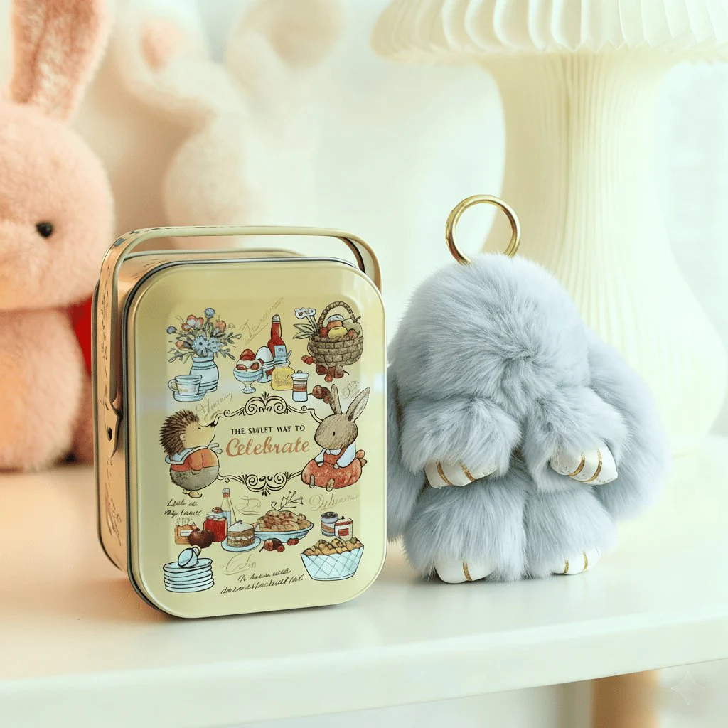 🌞Fris De Lente In Met 50% Korting!🐰 Handgemaakte Zachte Konijnen PomPom Sleutelhanger – Imitatiebont & Schattig Tasaccessoire! - Image 44