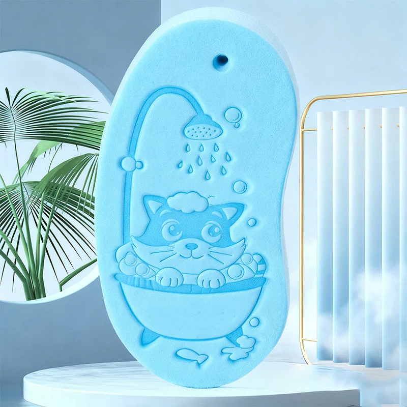🎉Nieuwjaars Cadeau 50% KORTING!🛁Zachte Exfoliërende Kinderbadspons – Leuke 3D CartoonPatronen & Antibacterieel: Perfect Voor Baby’s/Peuters! - Image 12